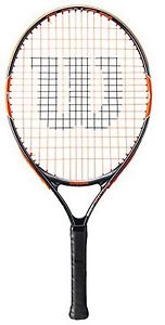 Wilson Unisex Burn Team 23 Tennis Racket, Black/Orange, 3 5/8 Tennis Racket