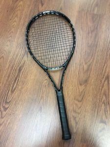 Prince EXO3 Black 100 Tennis Racquet Racket 4 3/8" L3 New Grip/Strings