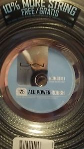 Luxilon Big Banger Alu Power 1.25 gauge  tennis string  726 ft reel rough 16L