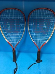 2 Count Lot Wilson Dimension Titanium Racquetball Racquet Racket - 22" Long ID67