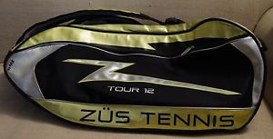 ZUS TENNIS TOUR 12 MULTIPLE RACKET BAG SYSTEM WITH THERMAL LINNING & STRAPS