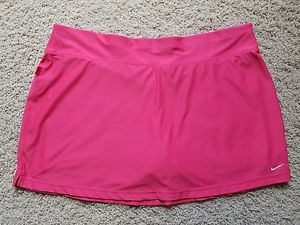 Women's Nike Dri-Fit Tennis Running Skirt/Skort/Shorts SZ XXL Pink