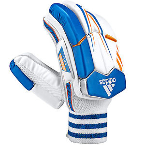 adidas Club Batteur Cricket Gant Junior Blanc/Bleu/Orange - Main Droite Jeunes