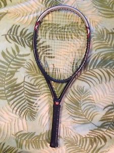 Vintage Old Wilson Hyper Hammer 3.3 Racket Oversize USED 4 1/4 Grip