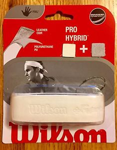 New Wilson Pro Hybrid Grip Replacement White Leather & Polyurethane Sealed Rare