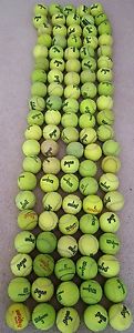 100 USED Tennis Balls