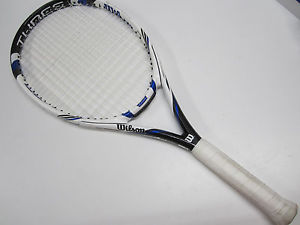 2015 WILSON THREE BLX OVERSIZE RACQUET (4 3/8) DEMO RQT! MINT CONDITION!!