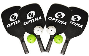 Optima Complete Portable Pickleball and Badminton Starter Set