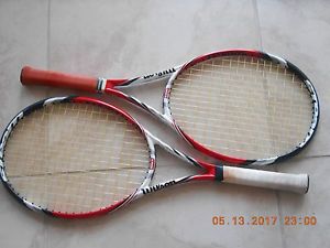 Wilson Steam 105S Tennis Racquets 4 1/4 Grip very good  condition