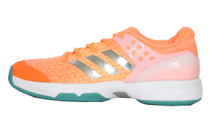 Adidas Women's Adizero Ubersonic 2 Tennis Shoes BB4810 Orange Color Authentic