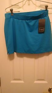 Womens LBH Tennis Skort-US Size Small  Blue Skirt/White Short