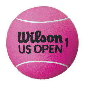 WILSON US OPEN JUMBO TENNIS BALL NEW WITHOUT BOX DEFLATED 9" (PINK)