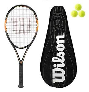 Wilson Nitro Lite 105 BLX Grafito Raqueta De Tenis + blx Funda + 3 Bolas