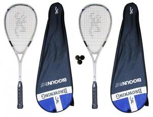 2 x Browning Grand Arme à feu Ti 150 Raquettes De Squash