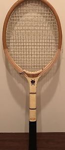 1950s Vintage Slazenger Super Wood Tennis Racquet Ball Medium 4 5/8 England 27"