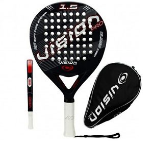 Ultima!!! Pala + funda VISION MILKY 1.5 de padel (Nueva) pack estrenar