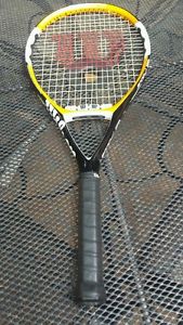 Wilson  N Focus Oversize Tennis Racket  Condition 9.8 out of 10 & New Grip