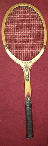 VINTAGE WOODEN HOLMAR WARRIOR TENNIS RACQUET JAPAN