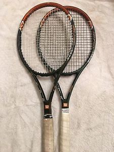 2-Wilson Hyper ProStaff 6.5 Tennis Racquet 4-3/8
