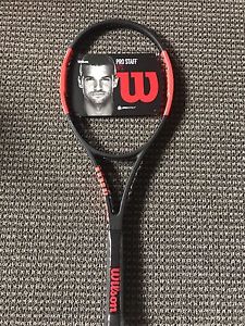 Wilson Pro Staff Matte 97S STRUNG- 4 1/4 310g  18x17 spin effect 2017 Dimitrov