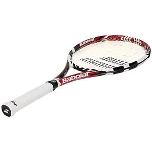 NEW Babolat Drive Tour Racquet  4 1/2 Strung with Babolat EXEL including  Case