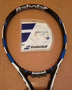Babolat Pure Drive Tennis Racquet Grip 4 3/8 + RPM Team