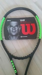 New Wilson Blade 98 (18x20) Countervail Racquet (4 3/8). Unstrung.