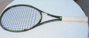 Wilson Blade 98S Spin Effect Tennis Racquet - 4-1/2 -Prince Tour XC Strings-Nice