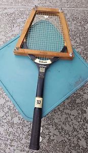 Wilson Tennis Racket Jack Kramer Pro Model Wood Press Speed Flex Vintage EVC