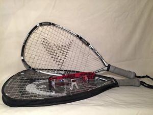 TWO PROKENNEX RACQUETBALL RACQUETS QUAD 500 KINETIC 165g WITH GOGGLE