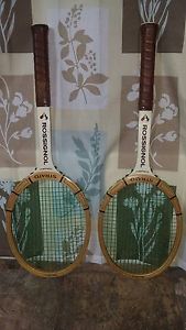 2 - TENNIS VINTAGE RARE ROSSIGNOL STRATO TOURNAMENT Tennis Racquet,  Made USA