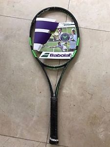New Babolat Pure Strike 98 grip size 4 1/8 Wimbledon