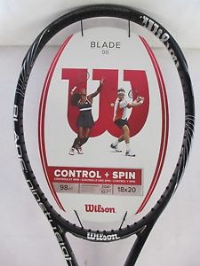 ~NEW~ Wilson Blade 98 Tennis Racquet 18 x 20 Grip 4 1/4 L2