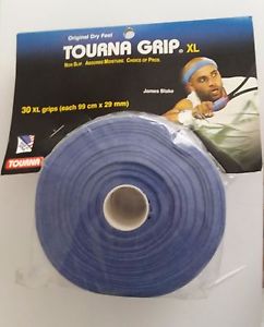 Tennis Grips-Tourna Brand- XL 30 Pack Over Grips- (2 rolls of 15)-NEW!