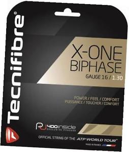 x-one biphase tennis string set , natural, 1.30mm