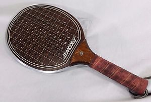 MOODY Wooden Aluminum Frame Tennis Racquet Racket Paddle Vintage Rare Wood EUC