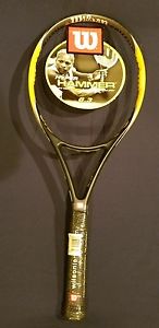 NEW WILSON HYPER HAMMER 6.3 OS 110 TENNIS RACQUET 4 5/8 NEW