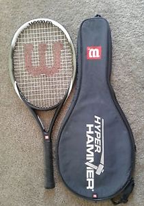 Wilson Hyper Hammer 5.3 Carbon Tennis Racquet + case