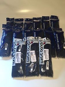 TCK Sports Wrist Bands Navy Blue Style 1200 Lot Of (15) One Pair Per Package