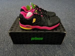 Women's Prince Warrior Tennis Shoes Black/Pink Size 6.5 BRAND NEW