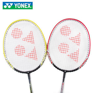 [YONEX] B-6000I Red Yellow 1+1 U Badminton Racquet with Full Cover