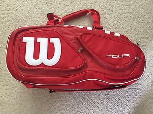 Wilson Tour V 15 Pack Red Bag