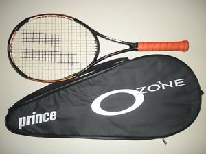 PRINCE O3 OZONE PRO TOUR MP 100 TENNIS RACQUET 4 3/8 (NEW STRINGS)