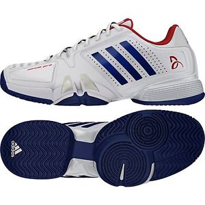 adidas Barricade 2017 Novak Pro White/Blue BA8013 + Free socks