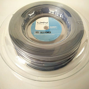 Luxilon alu power no printing tennis string ,1.25mm/16L,silver
