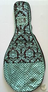 Glove It GloveIt Tennis Racquet Cover Sling Bag Floral Polka Dot Brown Green NEW