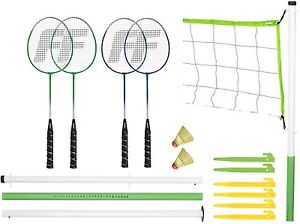 Badminton Set Racket Rackets Shuttlecock Franklin Sports Net Outdoor Portable