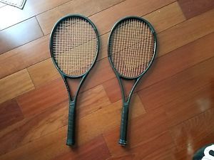 2 wilson pro staff rf97 autograph 1/4 black