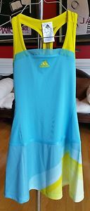 ADIDAS girls youth sz medium tennis dress aqua