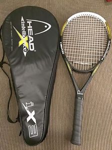 Head Intelligence i X3 Oversize Tennis Racket 4 3/8 with cover, excellent shape!